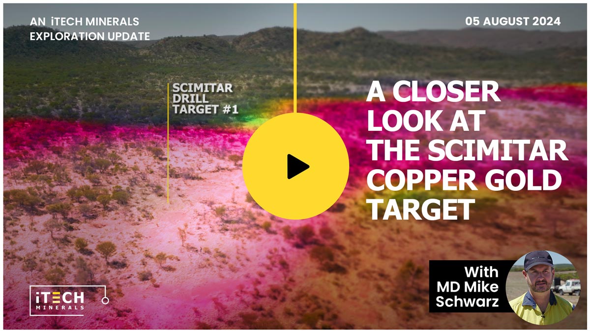 iTech Minerals | Drill Targets defined at Scimitar Copper Gold Prospect